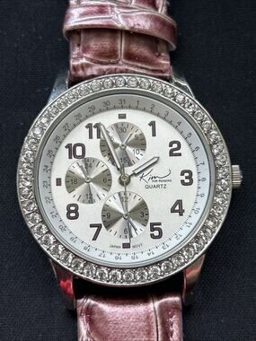 Kim Rogers Silver Tone Women’s Quartz Watch